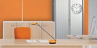 Wandklok Unilux Attraction Ø22cm lichtgrijs/wit-3