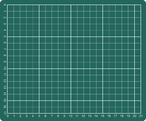 Snijmat A5 230x190mm groen