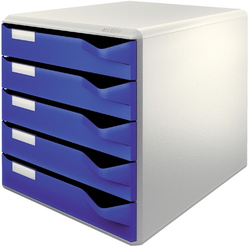 Ladenblok Leitz 5280 5 laden blauw