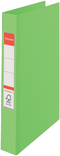 Ringband Esselte A4 23-rings O-mech 19mm PP groen