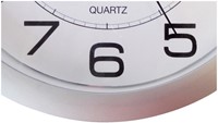 Wandklok Unilux Attraction Ø22cm lichtgrijs/wit-2