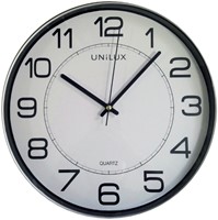 Wandklok Unilux Magnet Ø30,5cm lichtgrijs/wit-1