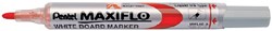 Viltstift Pentel MWL5S Maxiflo whiteboard rond 1mm rood