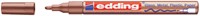 Viltstift edding 751 lakmarker rond 1-2mm koper