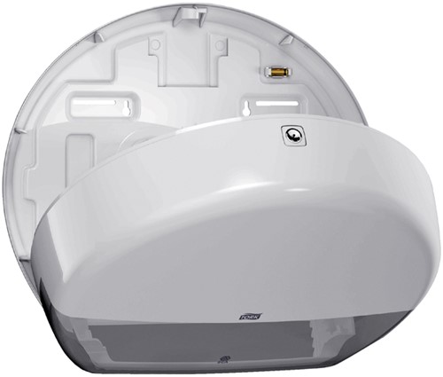 Toiletpapierdispenser Tork Jumbo T1 Elevation wit 554000-3