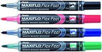 Whiteboardmarker Pentel MWL5SBF Maxiflo rond 1.5-4.5mm blauw-2