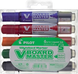 Whiteboardmarker PILOT Begreen rond medium assorti etui à 5 stuks