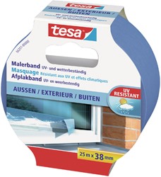 Afplaktape tesa®  Professional outdoor 25mx38mm blauw