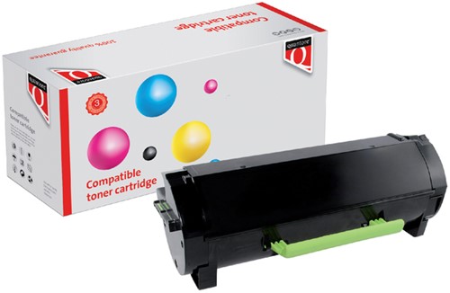 Tonercartridge Quantore alternatief tbv Lexmark 50F2U00 zwart