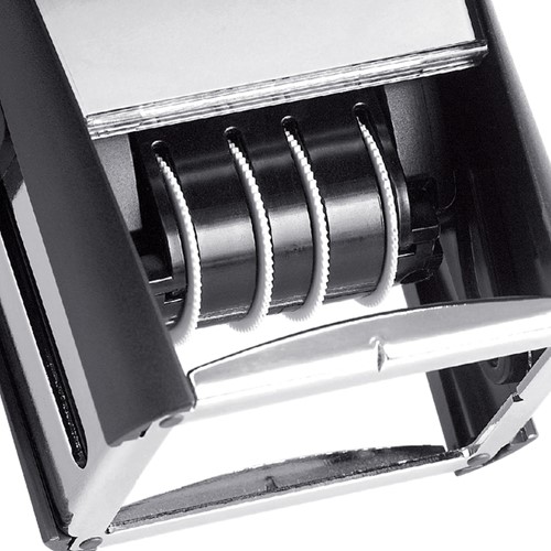 Woord-datumstempel Colop Heavy Duty 2000/WD Classic Line 12 teksten rood-2