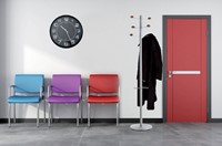 Wandklok Unilux Mega Ø57,5cm zwart-3