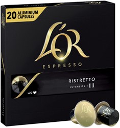 Koffiecups L'Or espresso Ristretto 20st