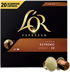 Koffiecups L'Or espresso Lungo Estremo 20st
