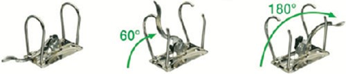 Ordner Leitz A4 50mm karton gewolkt zwart-3