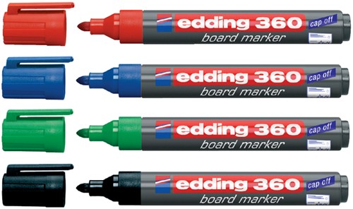 whiteboardmarker edding 360  rond 1.5-3mm groen-2