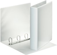 Presentatieringband Esselte Deluxe A4 4-rings D-mech 40mm wit