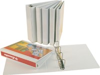 Presentatieringband Esselte panorama A4 4-rings D-mechaniek 20mm PP wit-2