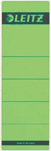Rugetiket Leitz breed/kort 62x192mm zelfklevend groen