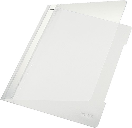 Snelhechter Leitz standaard A4 PVC wit