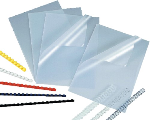 Voorblad Quantore A4 PVC 200 micron transparant 100 stuks-2