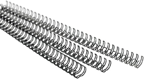 Draadrug GBC 10mm US/21rings A4 zilver 100stuks-2