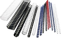 Bindrug GBC 25mm 21rings A4 wit 50stuks-2