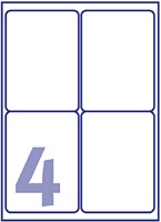Etiket Avery J8169-25 99.1x139mm wit 100 etiketten-2