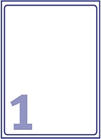 Etiket Avery J8167-10 199.6x289.1mm wit 10stuks-2