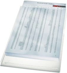 L-map Leitz premium A4 0.17mm PVC met expansievouw nerf
