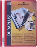 Snelhechtmap Durable Duraplus A4 rood