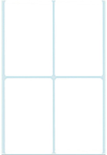 Etiket HERMA 2490 52x82mm wit 128stuks-2