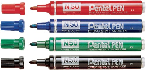 Viltstift Pentel N50 rond groen 1.5-3mm-2