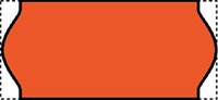 Prijsetiket 12x26mm Sato Samark permanent fluor rood 1500 stuks-2