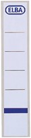 Rugetiket Elba smal 34x190mm zelfklevend wit/blauw-2