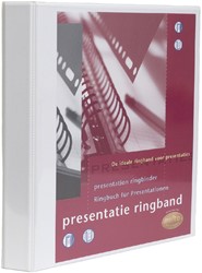 Presentatieringband Multo A4 23-rings O-mech 25mm wit