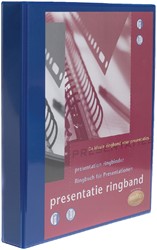 Presentatieringband Multo A4 23-rings O-mech 25mm blauw