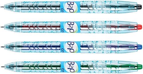 Gelschrijver PILOT B2P Begreen rood 0.4mm-2