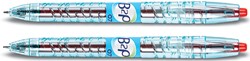 Gelschrijver PILOT B2P Begreen rood 0.4mm