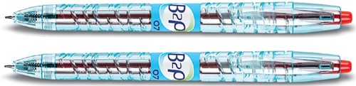 Gelschrijver PILOT B2P Begreen rood 0.4mm