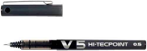 Rollerpen PILOT Hi-Tecpoint V5 zwart 0.3mm