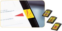 Indextabs 3M Post-it 68031 25,4x43.2mm  hier ondertekenen geel""-1