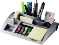 Bureau organiser 3M Post-it C50 zilvergrijs