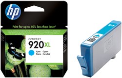 Inktcartridge HP CD972AE 920XL blauw HC