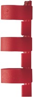 Bindrug GBC 10mm 21rings A4 rood 100stuks-1