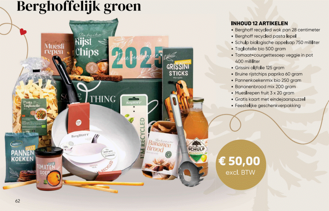 Kerstpakket Berghoffelijk groen