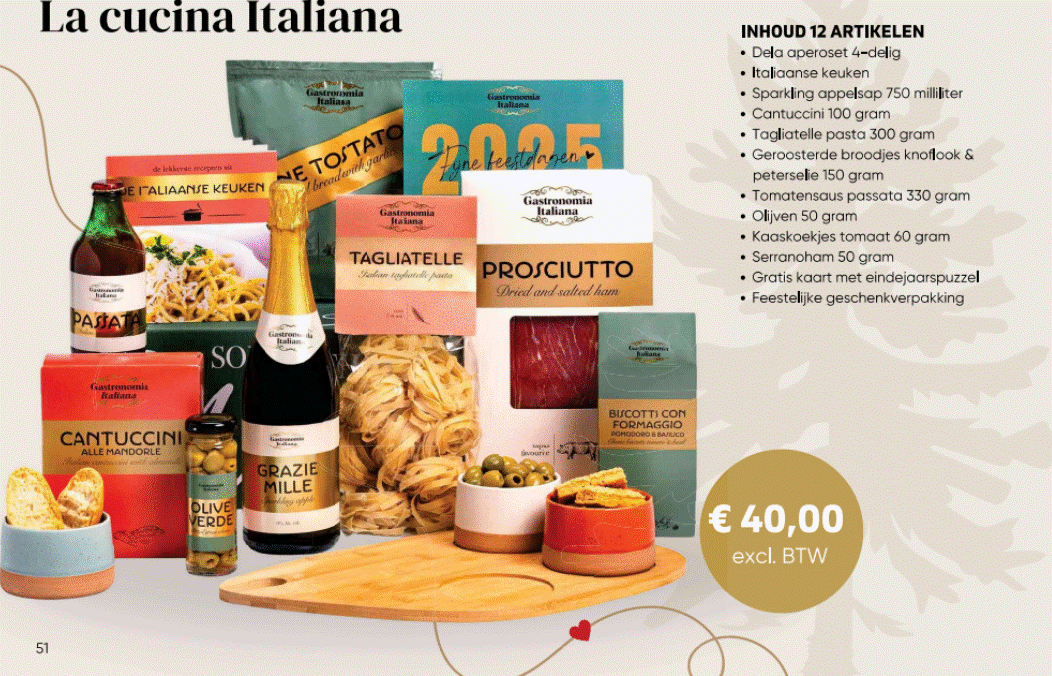 Kerstpakket La Cucina italiana