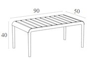 Paris lounge table dark grey-2