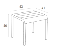 Paris side table taupe-2