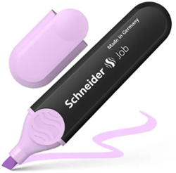 Tekstmarker Schneider Job pastel kleur lavendel