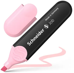 Tekstmarker Schneider Job pastel kleur roze